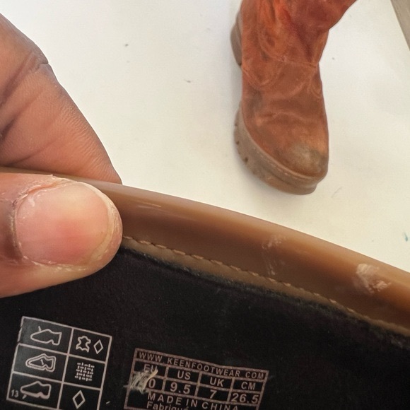 Keen womens 95 water repellent suede rain boots - Picture 8 of 8